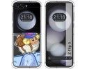 Funda Silicona Transparente para Samsung Galaxy Z Flip 5 5G diseño Cabra Dibujos