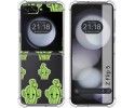 Funda Silicona Transparente para Samsung Galaxy Z Flip 5 5G diseño Cactus Dibujos