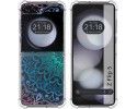 Funda Silicona Transparente para Samsung Galaxy Z Flip 5 5G diseño Mandala Dibujos