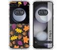 Funda Silicona Transparente para Samsung Galaxy Z Flip 5 5G diseño Otoño Dibujos