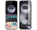 Funda Silicona Transparente para Samsung Galaxy Z Flip 5 5G diseño Summer Dibujos