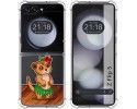 Funda Silicona Transparente para Samsung Galaxy Z Flip 5 5G diseño Suricata Dibujos