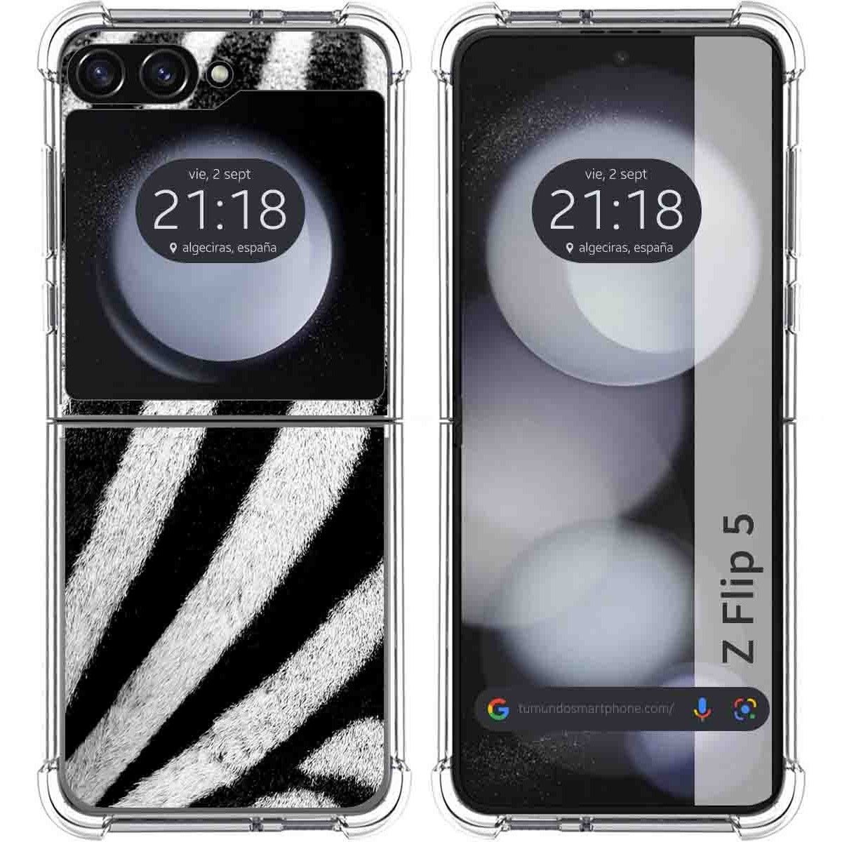 Funda Silicona para Samsung Galaxy Z Flip 5 5G diseño Animal 02 Dibujos