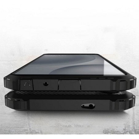 Funda Tipo Hybrid Tough Armor (Pc+Tpu) Negra para Xiaomi Redmi Note 5 / Note 5 Pro