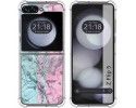 Funda Silicona para Samsung Galaxy Z Flip 5 5G diseño Mármol 08 Dibujos
