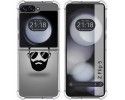 Funda Silicona para Samsung Galaxy Z Flip 5 5G diseño Barba Dibujos