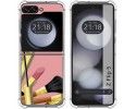 Funda Silicona para Samsung Galaxy Z Flip 5 5G diseño Brochas Dibujos