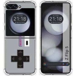 Funda Silicona para Samsung Galaxy Z Flip 5 5G diseño Consola Dibujos