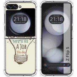 Funda Silicona para Samsung Galaxy Z Flip 5 5G diseño Creativity Dibujos