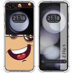 Funda Silicona para Samsung Galaxy Z Flip 5 5G diseño Helado Chocolate Dibujos