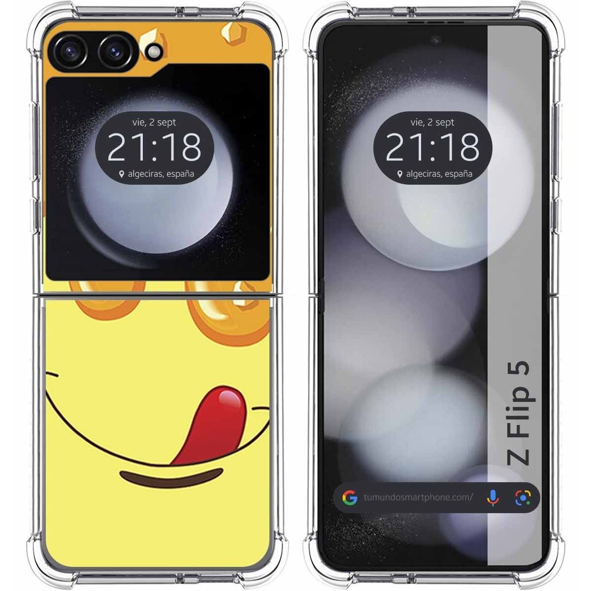 Funda Silicona para Samsung Galaxy Z Flip 5 5G diseño Helado Vainilla Dibujos