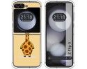 Funda Silicona para Samsung Galaxy Z Flip 5 5G diseño Jirafa Dibujos
