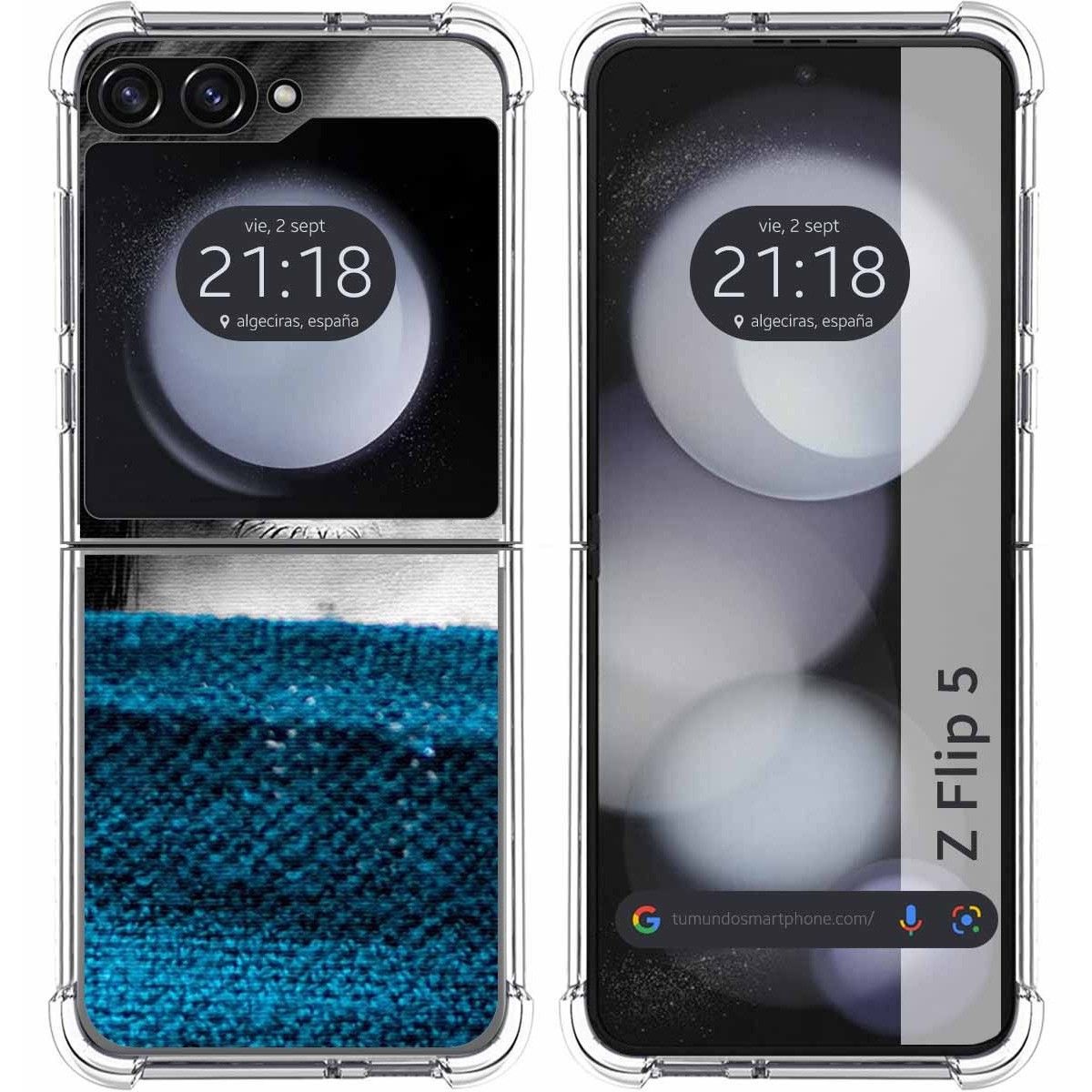 Funda Silicona para Samsung Galaxy Z Flip 5 5G diseño Ojo Dibujos