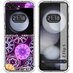 Funda Silicona para Samsung Galaxy Z Flip 5 5G diseño Radial Dibujos