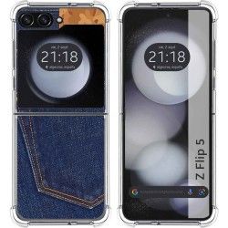 Funda Silicona para Samsung Galaxy Z Flip 5 5G diseño Vaquero Dibujos