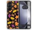 Funda Silicona Transparente para Samsung Galaxy Z Fold 5 5G diseño Otoño Dibujos