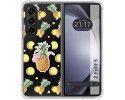 Funda Silicona Transparente para Samsung Galaxy Z Fold 5 5G diseño Piña Dibujos