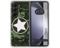 Funda Silicona para Samsung Galaxy Z Fold 5 5G diseño Camuflaje 01 Dibujos