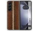 Funda Silicona para Samsung Galaxy Z Fold 5 5G diseño Cuero 01 Dibujos