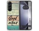 Funda Silicona para Samsung Galaxy Z Fold 5 5G diseño Madera 01 Dibujos