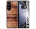 Funda Silicona para Samsung Galaxy Z Fold 5 5G diseño Madera 02 Dibujos