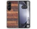 Funda Silicona para Samsung Galaxy Z Fold 5 5G diseño Madera 03 Dibujos