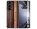 Funda Silicona para Samsung Galaxy Z Fold 5 5G diseño Madera 05 Dibujos