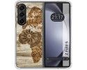 Funda Silicona para Samsung Galaxy Z Fold 5 5G diseño Madera 07 Dibujos