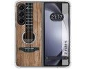 Funda Silicona para Samsung Galaxy Z Fold 5 5G diseño Madera 11 Dibujos