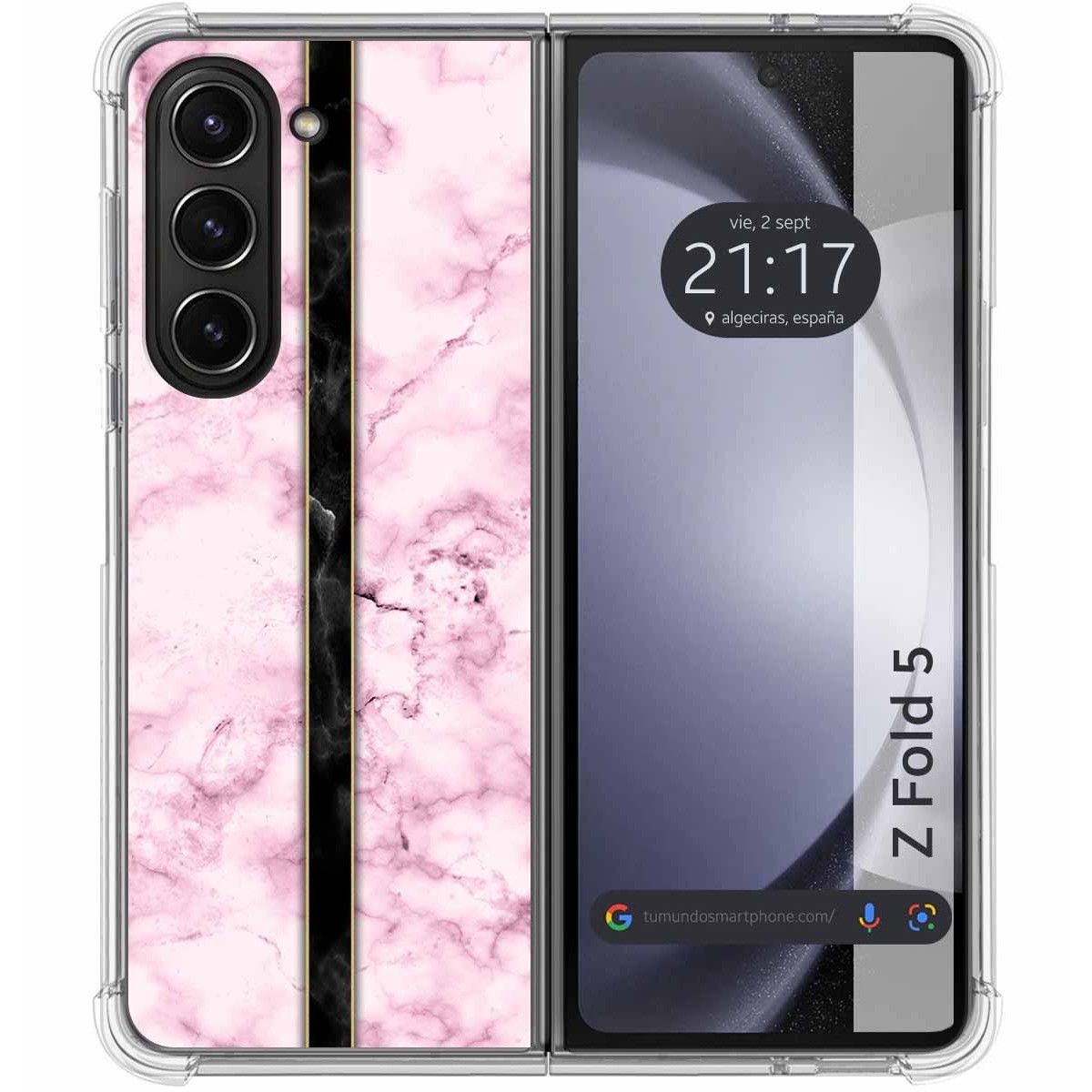 Funda Silicona para Samsung Galaxy Z Fold 5 5G diseño Mármol 04 Dibujos