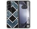 Funda Silicona para Samsung Galaxy Z Fold 5 5G diseño Mármol 06 Dibujos