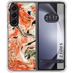 Funda Silicona para Samsung Galaxy Z Fold 5 5G diseño Mármol 12 Dibujos