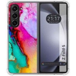 Funda Silicona para Samsung Galaxy Z Fold 5 5G diseño Mármol 15 Dibujos