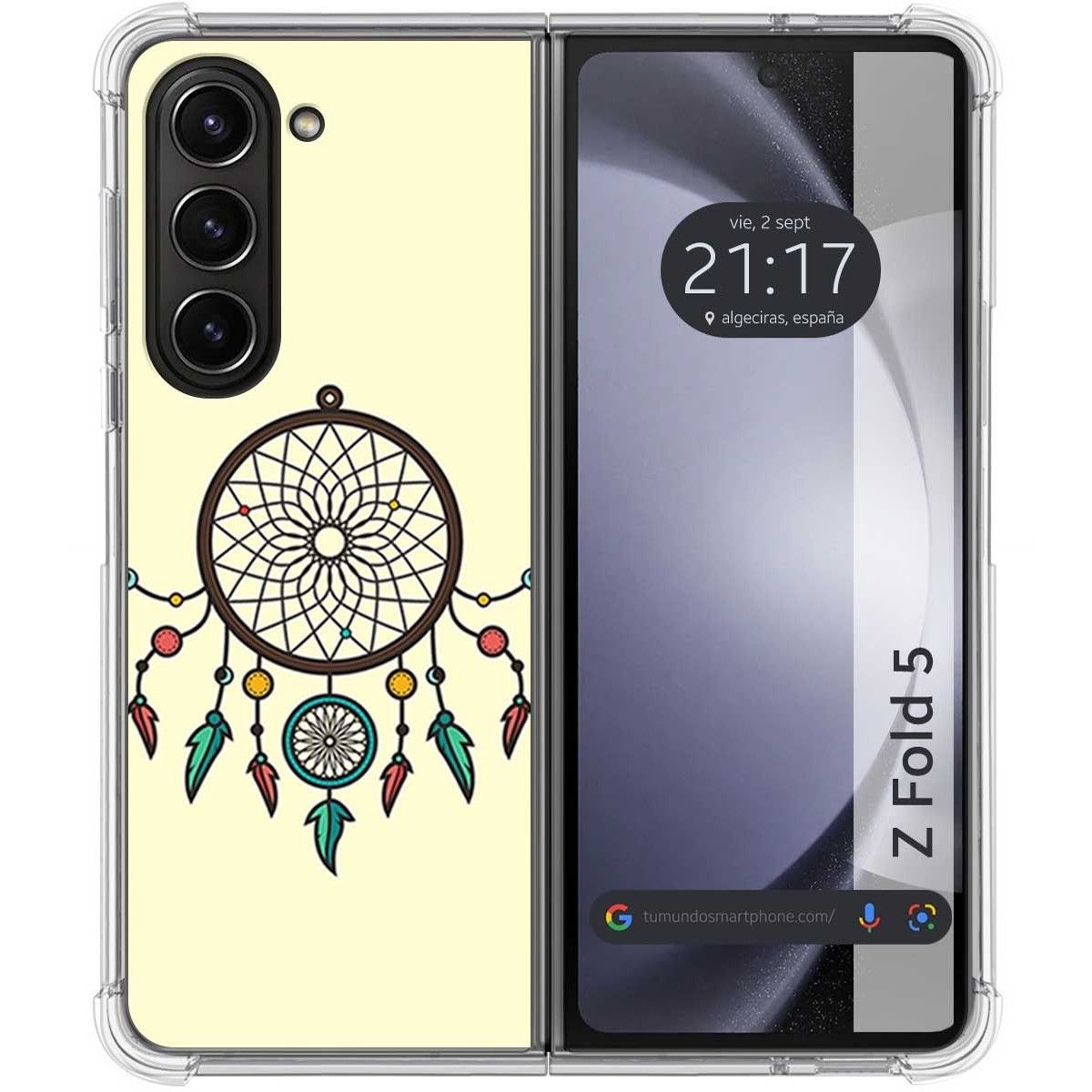 Funda Silicona para Samsung Galaxy Z Fold 5 5G diseño Atrapasueños Dibujos