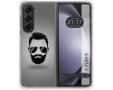 Funda Silicona para Samsung Galaxy Z Fold 5 5G diseño Barba Dibujos