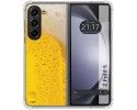 Funda Silicona para Samsung Galaxy Z Fold 5 5G diseño Cerveza Dibujos