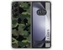 Funda Silicona para Samsung Galaxy Z Fold 5 5G diseño Camuflaje Dibujos