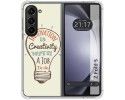 Funda Silicona para Samsung Galaxy Z Fold 5 5G diseño Creativity Dibujos