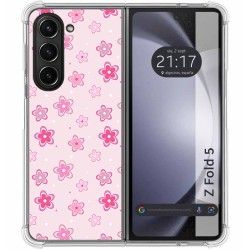 Funda Silicona para Samsung Galaxy Z Fold 5 5G diseño Flores Dibujos