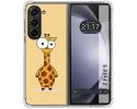 Funda Silicona para Samsung Galaxy Z Fold 5 5G diseño Jirafa Dibujos