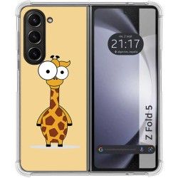 Funda Silicona para Samsung Galaxy Z Fold 5 5G diseño Jirafa Dibujos