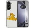 Funda Silicona para Samsung Galaxy Z Fold 5 5G diseño Leones Dibujos