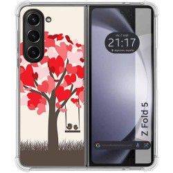 Funda Silicona para Samsung Galaxy Z Fold 5 5G diseño Pajaritos Dibujos