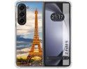 Funda Silicona para Samsung Galaxy Z Fold 5 5G diseño Paris Dibujos