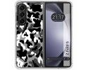 Funda Silicona para Samsung Galaxy Z Fold 5 5G diseño Snow Camuflaje Dibujos