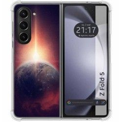 Funda Silicona para Samsung Galaxy Z Fold 5 5G diseño Tierra Dibujos