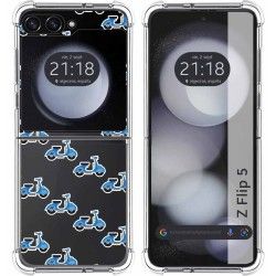 Funda Silicona Antigolpes para Samsung Galaxy Z Flip 5 5G diseño Scooter Dibujos