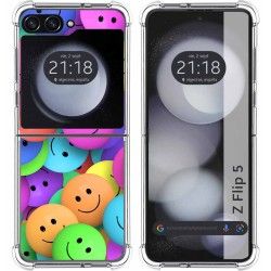 Funda Silicona Antigolpes para Samsung Galaxy Z Flip 5 5G diseño Smile Dibujos