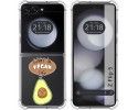 Funda Silicona Antigolpes para Samsung Galaxy Z Flip 5 5G diseño Vegan Life Dibujos