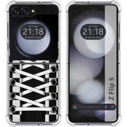Funda Silicona Antigolpes para Samsung Galaxy Z Flip 5 5G diseño Zapatillas 03 Dibujos